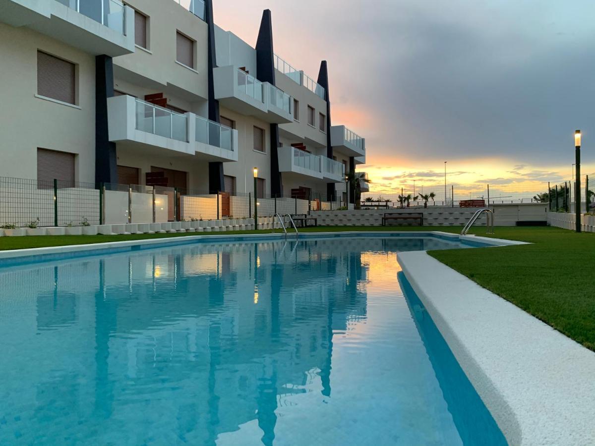 Bianca Beach 222 - Mil Palmeras, Vista Piscina Y Mar Torre de la Horadada Exterior foto